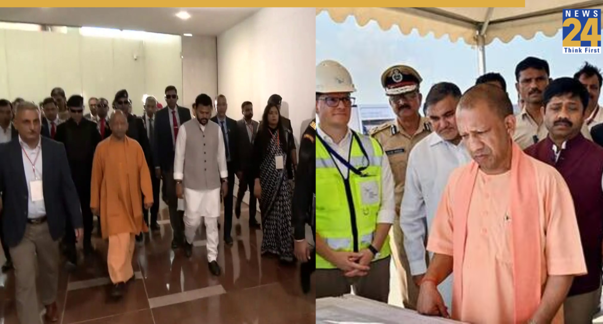 Yogi Adityanath, Ram Mohan Naidu review progress of Noida Jewar international airport