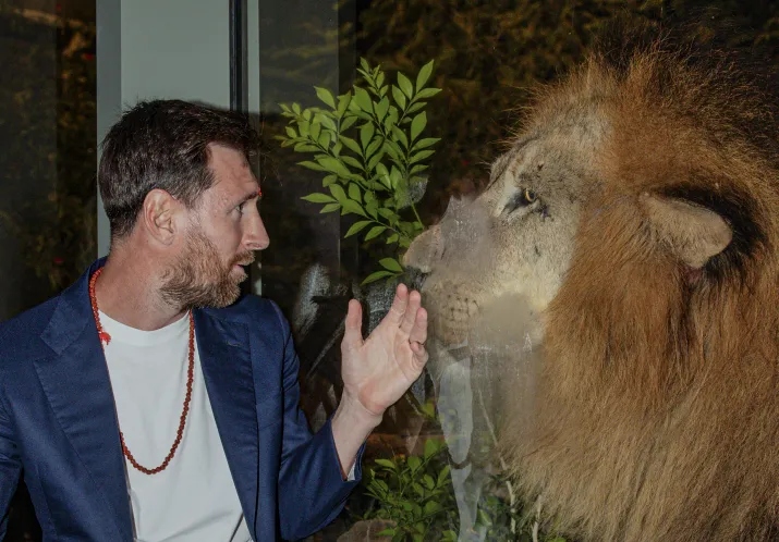 In Pics: Footballer Lionel Messi meets tradition and tigers at Anant Ambani's Vantara-1-2-3-4-5