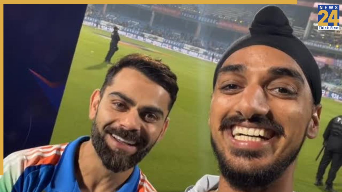 Arshdeep Singh and Virat Kohli Arshdeep Singh and Virat Kohli