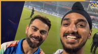 Arshdeep Singh and Virat Kohli