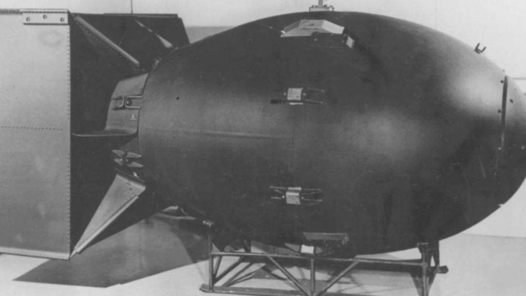 A plutonium loaded nuclear device.