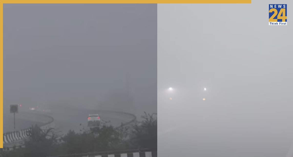 Delhi Weather Today: Extreme fog grips Delhi-NCR with near-zero visibility; IMD issues Orange alert amid rising pollution