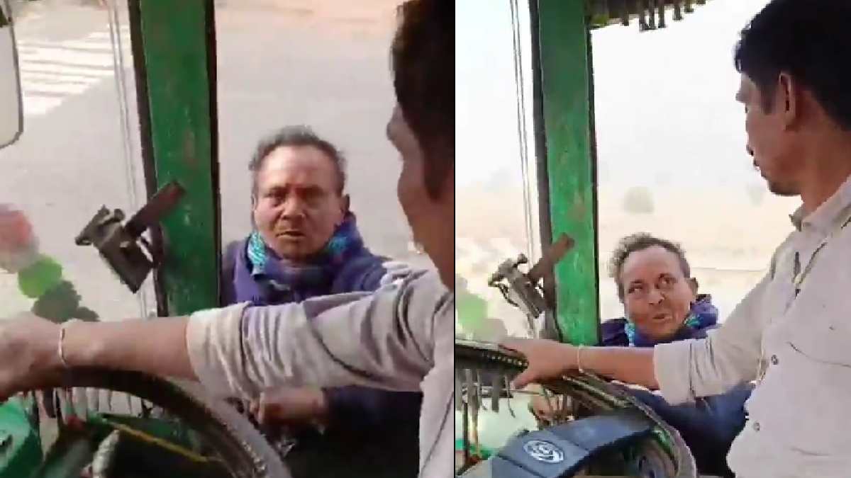 Driver drives , tout hangs on