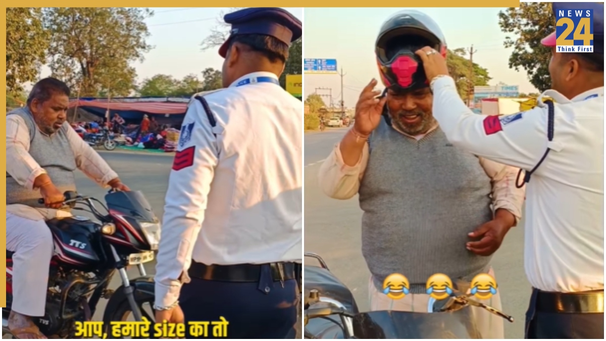 Elderly Biker Helmet Viral Video (1) Elderly Biker Helmet Viral Video