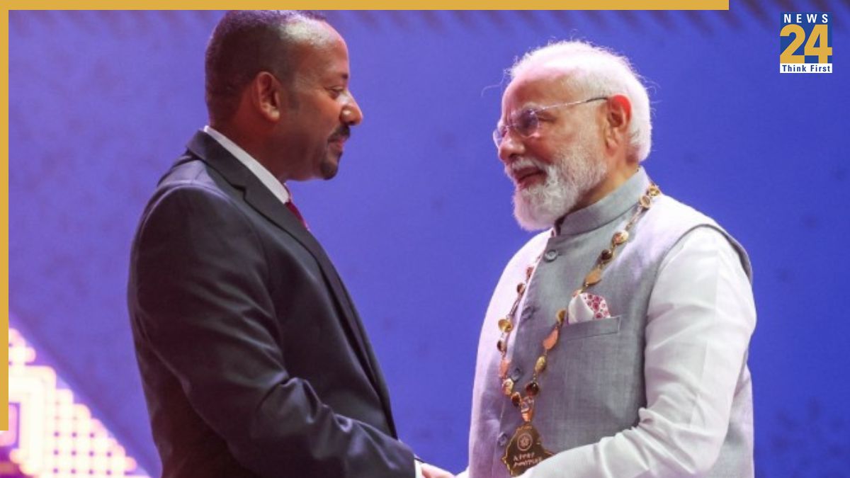 PM Modi-abiy-new Ethiopia’s highest award for PM Modi