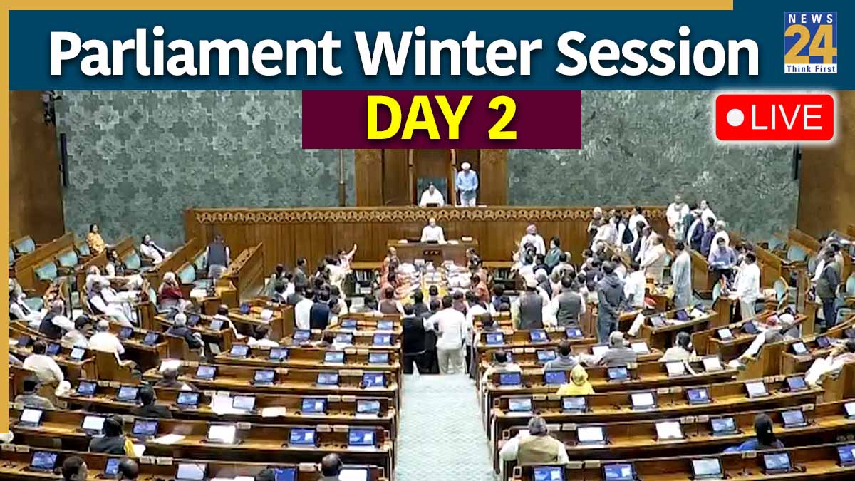 Parliament Winter Session Day 2 LIVE Updates: Sonia Gandhi, Mallikarjun Kharge lead protest against SIR