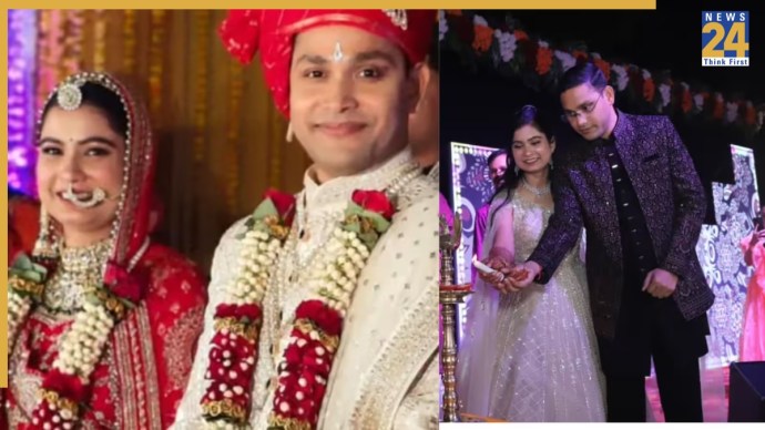 Kota IAS Officer Charu Weds IPS Officer Sujit Shankar, Pics Goes Viral
