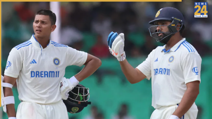 Yashasvi Jaiswal and Rohit Sharma