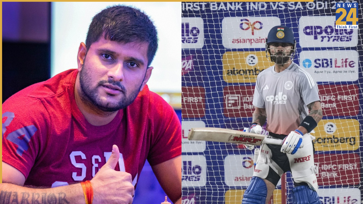 Saurabh Tiwari and Virat Kohli