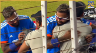 Hardik Pandya meets cameraman in 5th T20I against South Africa