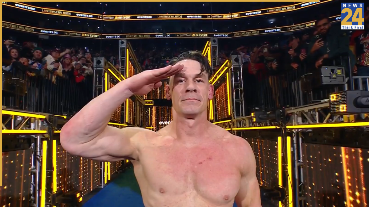 John Cena's one final salute John Cena's one final salute