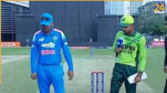 Ayush Mhatre during toss