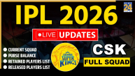 IPL 2026 Auction: CSK